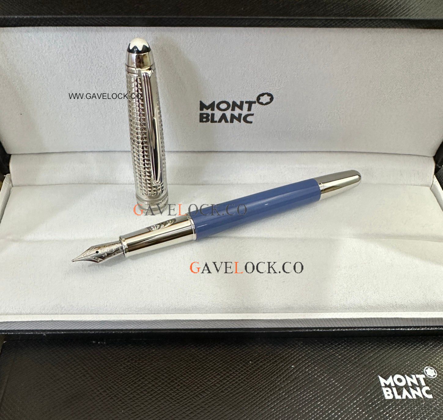 New pens 2024 | Mont Blanc Meisterstuck Glacier Doue Fountain Small 164